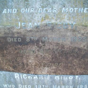 RIGBY Richard -1950 &amp; Jean -1925