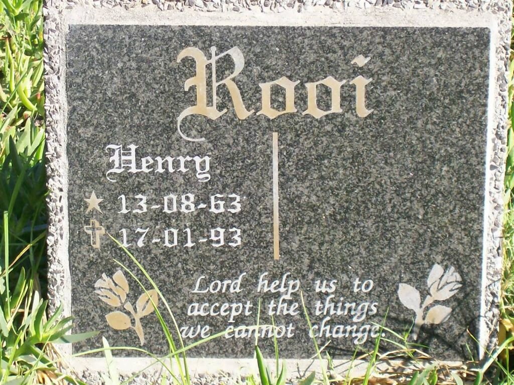 ROOI Henry 1963-1993