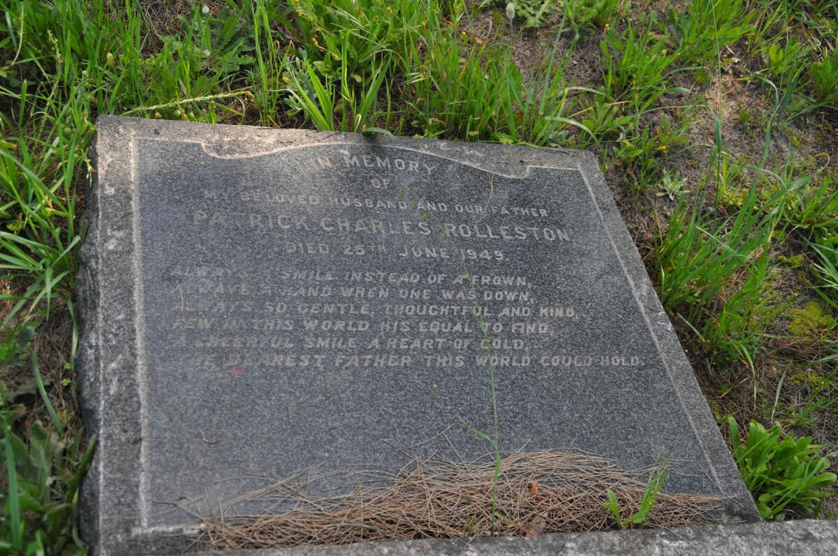 ROLLESTON Patrick Charles -1949