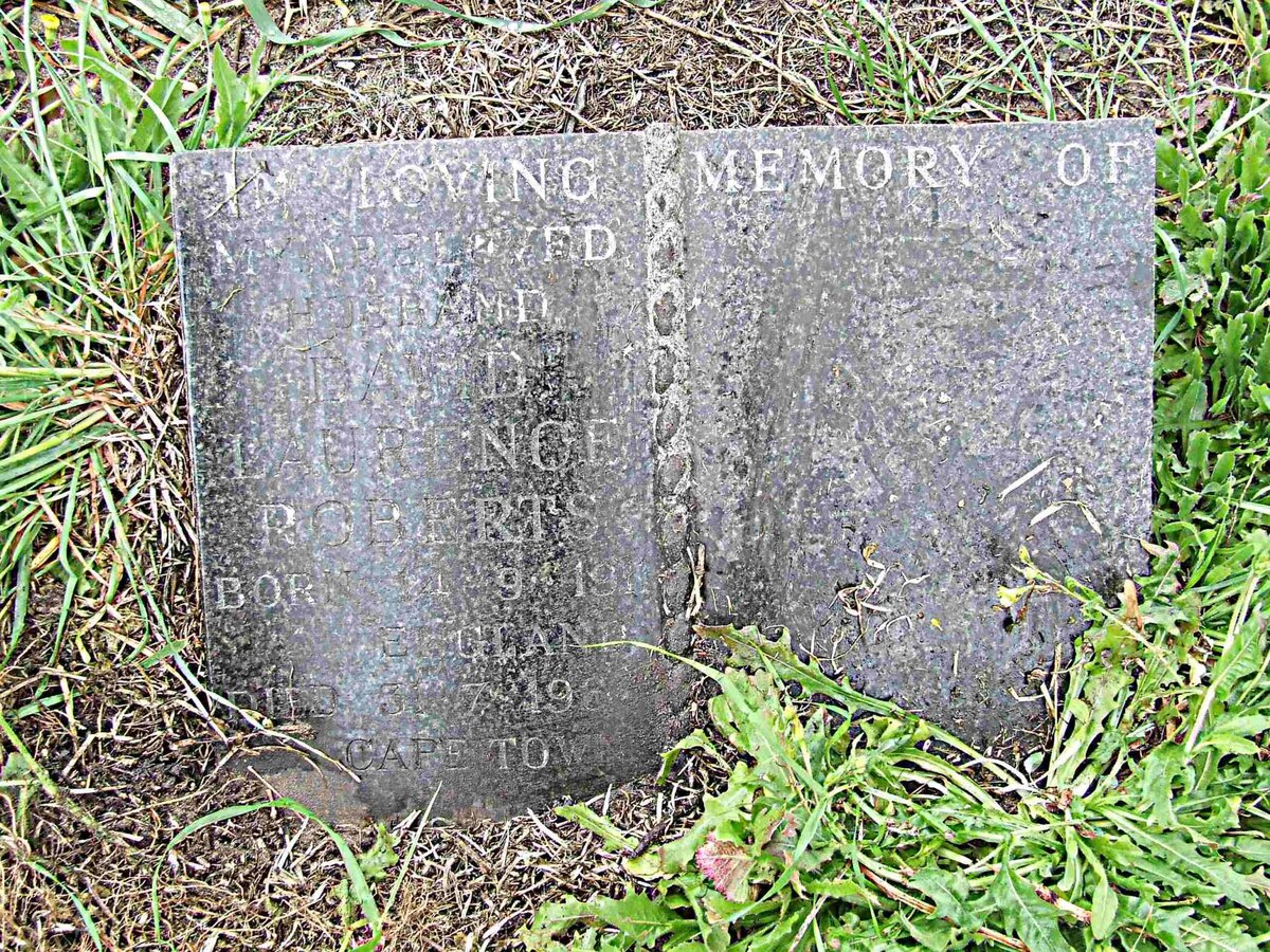 ROBERTS David Laurence 1911-196?