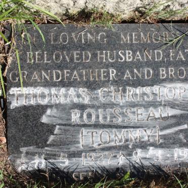 ROUSSEAU Thomas Christopher 1927-1987