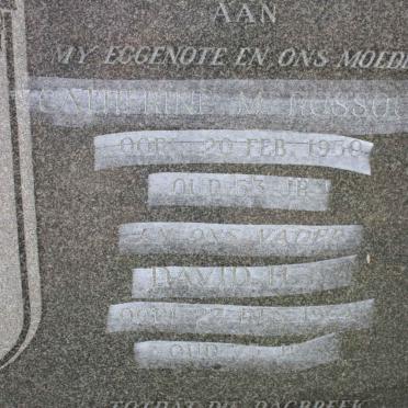 ROUSSEAU David H.J. -1964 &amp; Catherine M. -1950