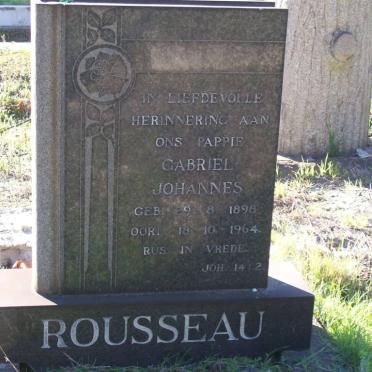 ROUSSEAU Gabriel Johannes 1898-1964