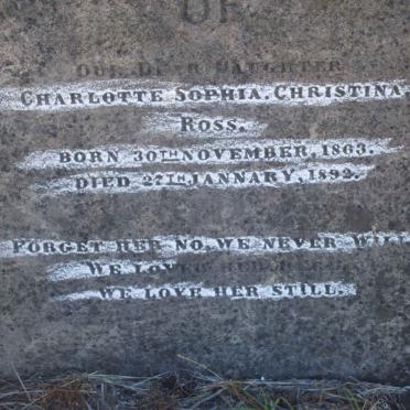 ROSS Charlotte Sophia 1803-1892