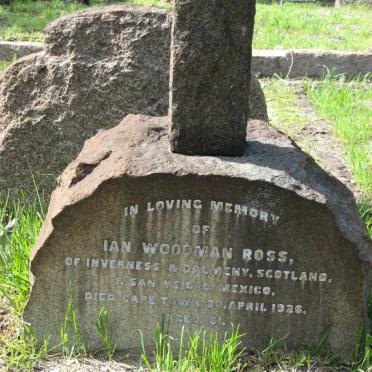 ROSS Ian Woodman -1926