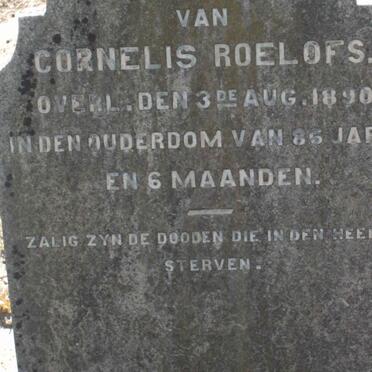 ROELOFS Cornelis -1890