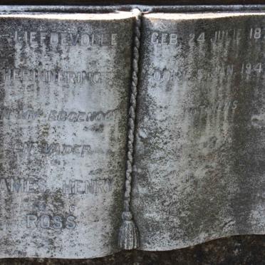 ROSS James Henry 1879-1947