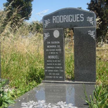 RODRIGUES Manuel 1942-2002