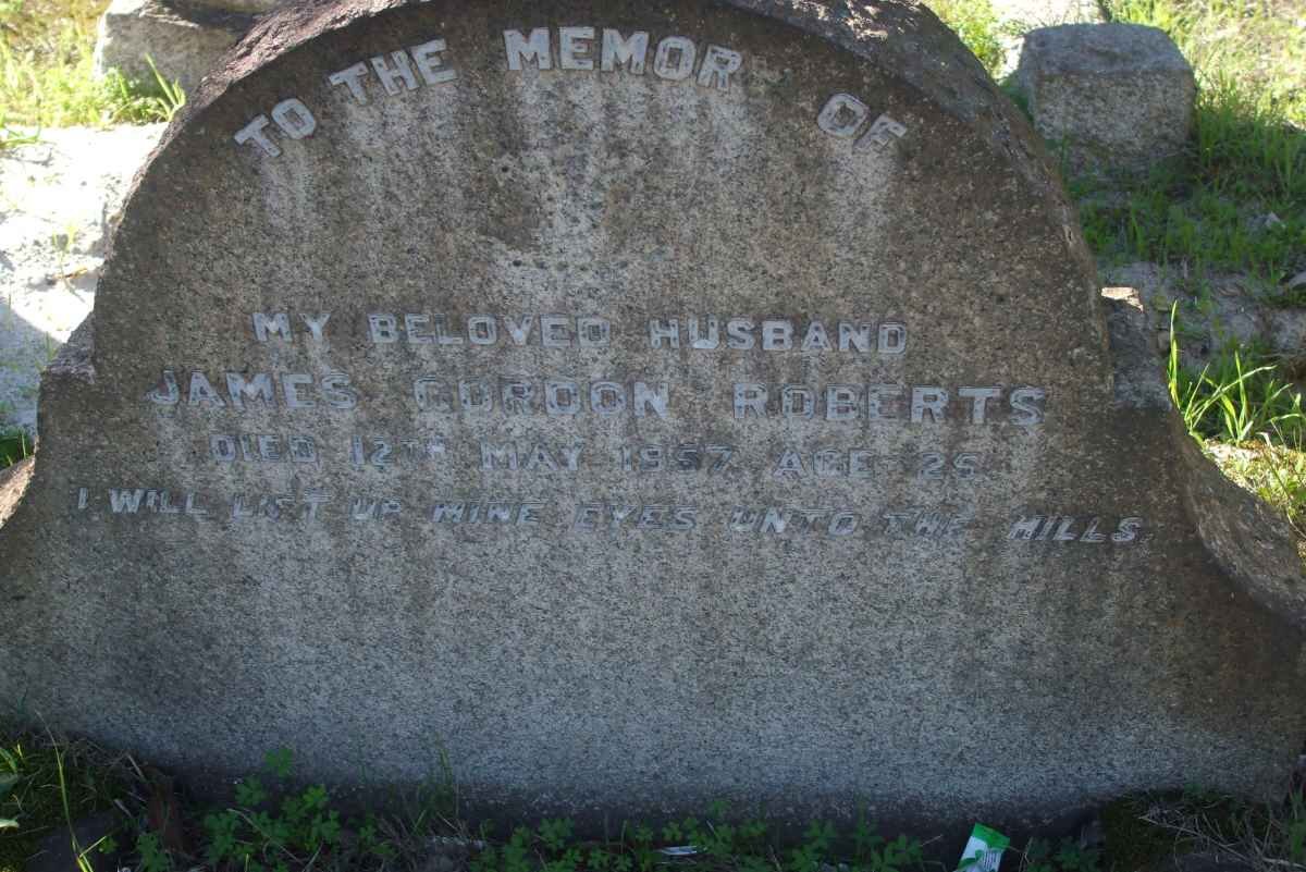 ROBERTS James Gordon -1957