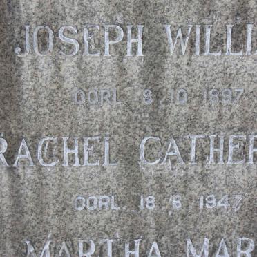 ROES Joseph William Johnson, le -1897 &amp; Rachel Catharina -1947 :: LE ROES Martha Maria Johnson -1912 