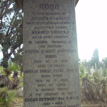 ROOD Joseph Charles :: ROOD Aubrey Vincent :: ROOD Victor Claude Septimus -1963