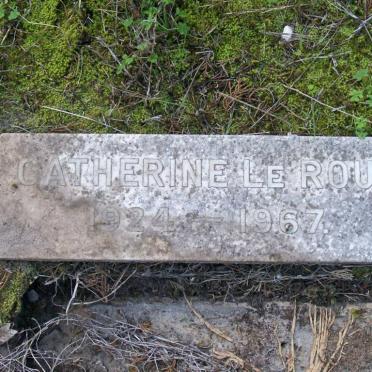 ROUX Catherine 1924-1967