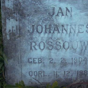 ROSSOUW Jan Johannes 1904-1983 &amp; Elizabeth Johanna 1905-1993