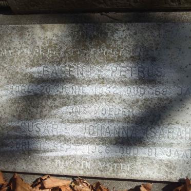 ROSSOUW Barend Petrus -1952 &amp; Susarie Johanna -1966