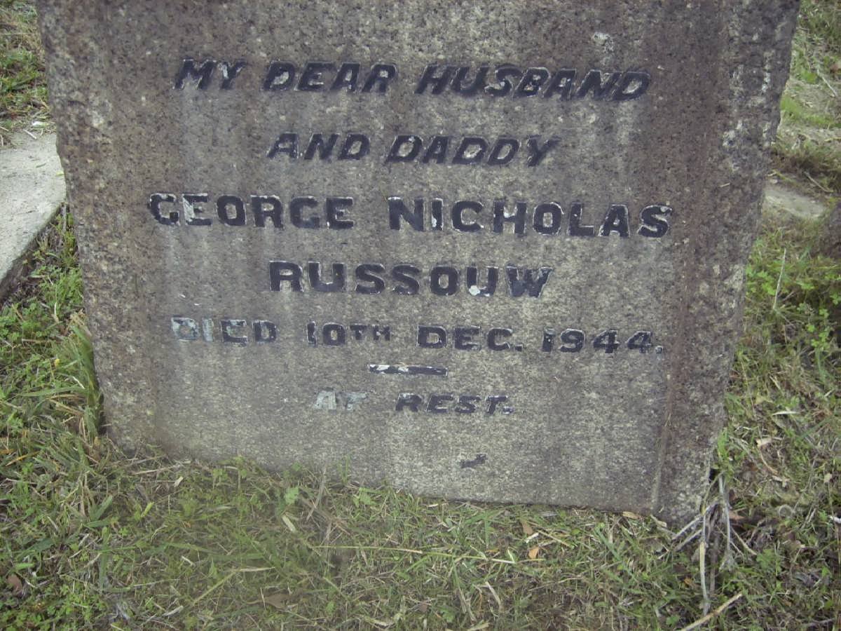 RUSSOUW George Nicholas -1944