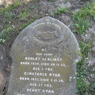 RYAN Henry 1876-1937 :: RYAN Constance 1897-1934 :: BLIQUY Ashley, de 1930-1933