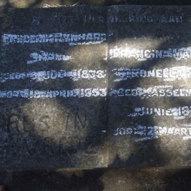 RYNHARD Frederik 1878-1953 &amp; Francina  Maria Petronella KASSELMAN 1879-1962