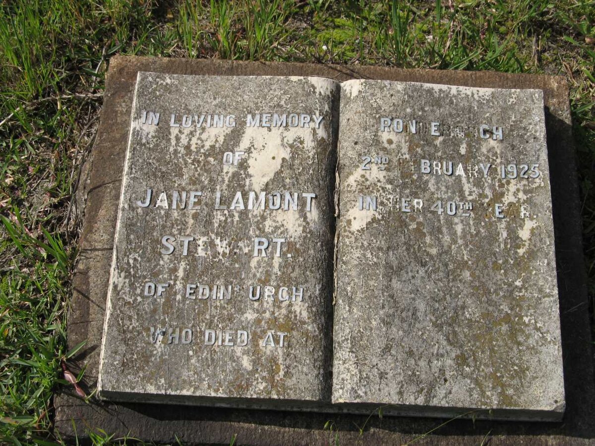 STEWART Jane Lamont -1925