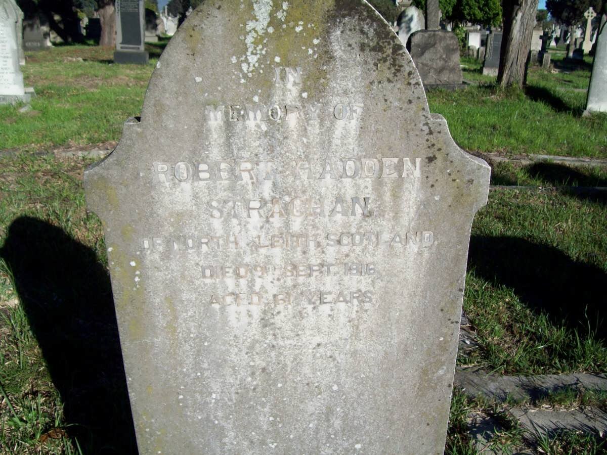 STRACHAN Robert Hadden -1916
