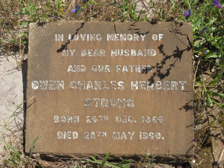 STRONG Owen Charles Herbert 1864-1960