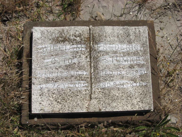 STUMKE William Frederic Otto 1887-1960