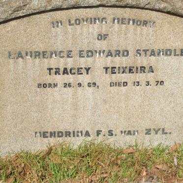 STANDLEY Laurence Edward :: TEIXEIRA Tracey 1969-1970