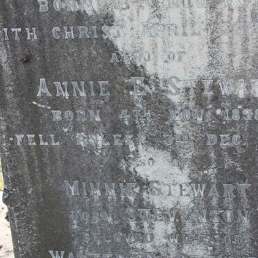STEWART Annie E. 1898-1898