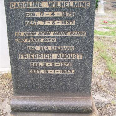 STAEGEMANN Friedrich August 1878-1943 &amp; Caroline Wilhelmine 1879-1937