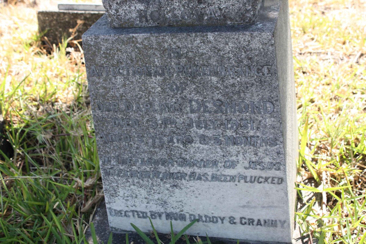 HOLLOWAY Desmond -1951