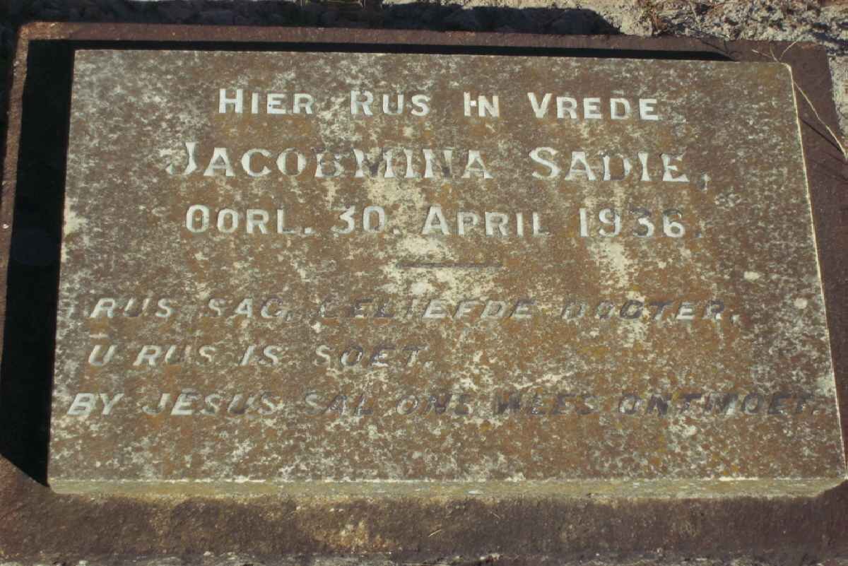 SADIE Jacobmina -1936