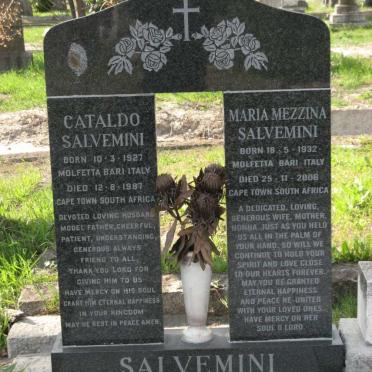SALVEMINI Cataldo 1927-1987 &amp; Maria Mezzina 1932-2006