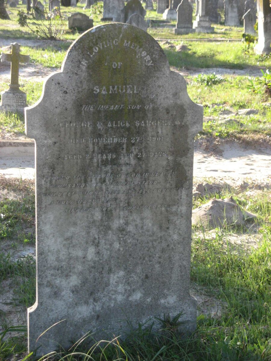 SARGENT Samuel -1901