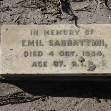 SABBATTINI Emil -1934