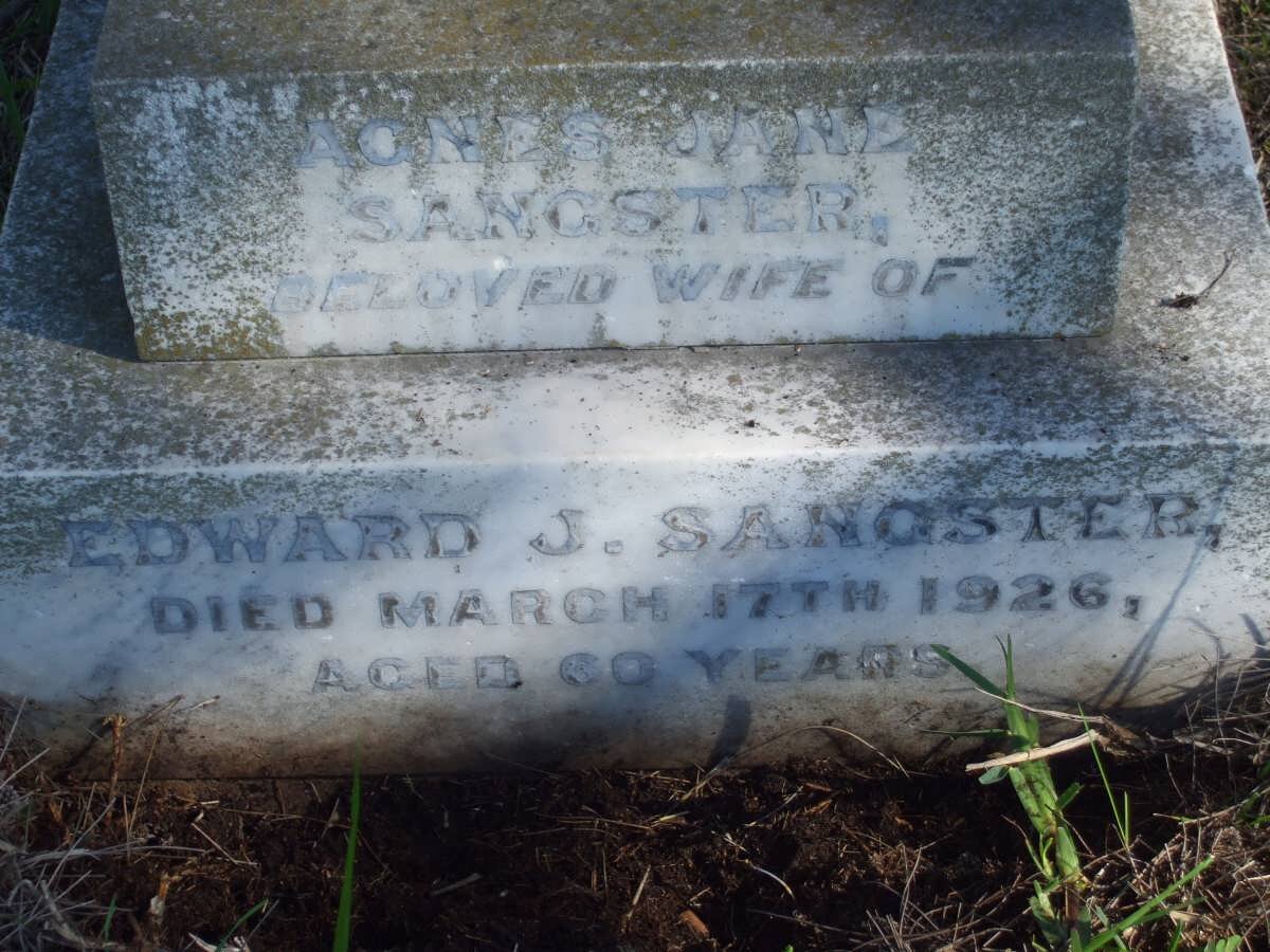 SANGSTER Agnes Jane -1926