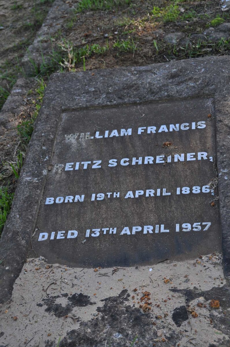 SCHREINER William Francis Reitz 1886-1957