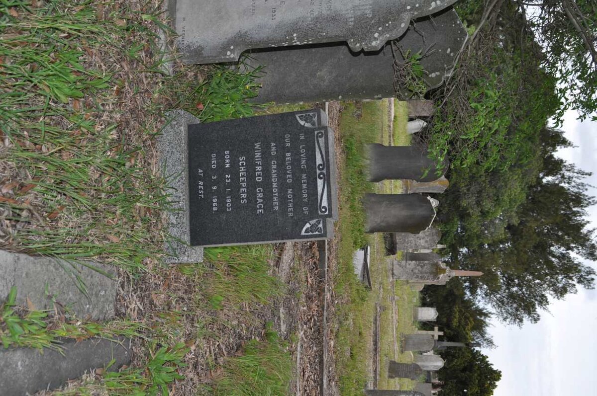 SCHEEPERS Winifred Grace 1903-1968