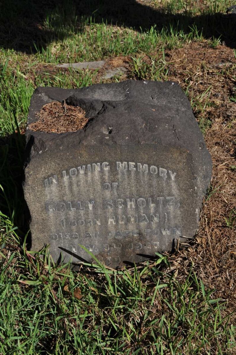 SCHOLTZ Colly nee HUMAN -192?