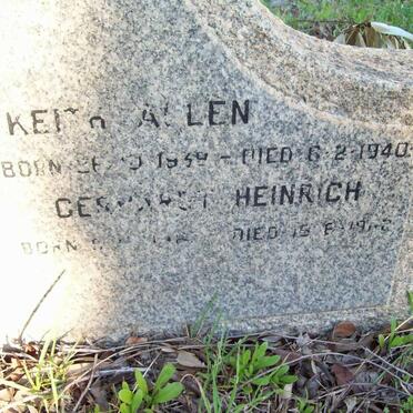 SCHREUDER Keith Allen 1939-1940 :: SCHREUDER Gerhardt Heinrich -1962
