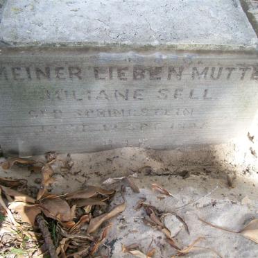 SELL Juliane nee SPRINGSTEIN -1895