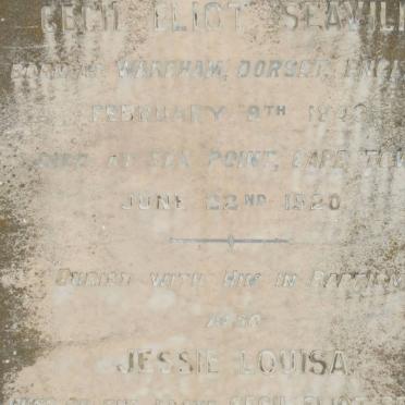 SEAVILL Cecil Eliot 1843-1920 &amp; Jessie Louisa 1850-1922