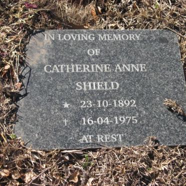 SHIELD Catherine Anne 1892-1975