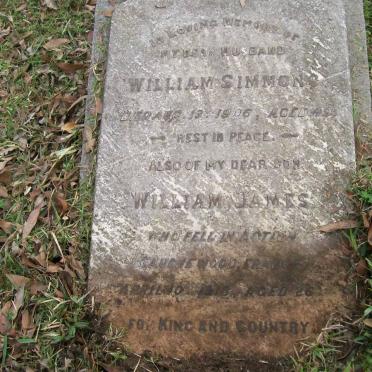 SIMMONS William -1906 :: William James -1916