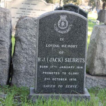 SIEBRITS B.J. 1914-1976