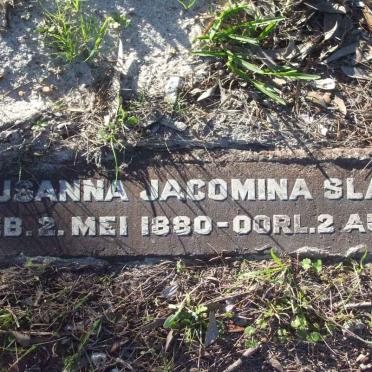 SLABBER Susanna Jacomina 1880-1942