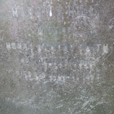SMITH Harriet nee HILL -1892