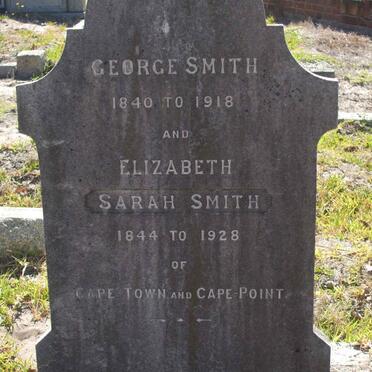 SMITH George 1840-1918 &amp; Elizabeth Sarah 1844-1928