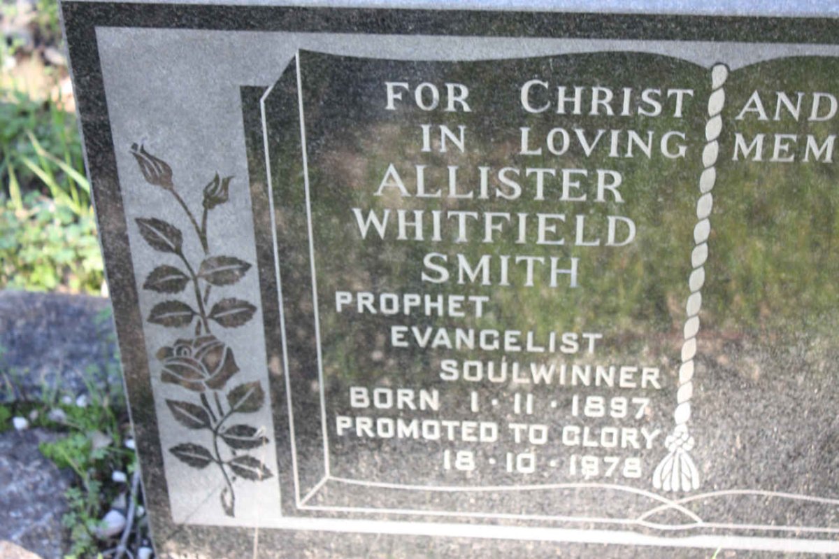 SMITH Allister Whitfield 1897-1978