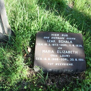 SMITH Izak Schalk 1873-1936 &amp; Maria Elizabeth LOUW 1868-1951