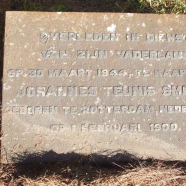 SMITS Johannes Teunis 1900-1944