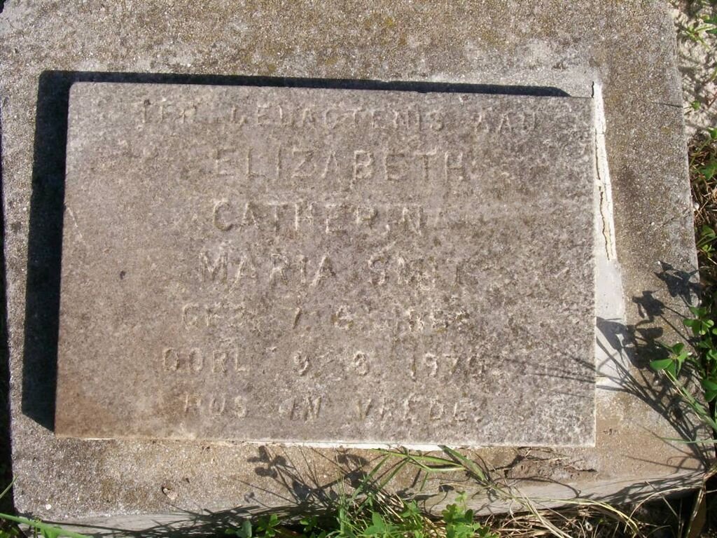 SMIT Elizabeth Catherine Maria 18??-1979